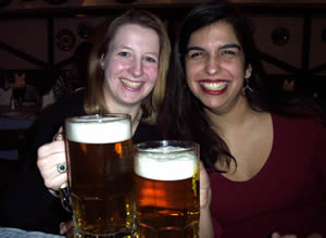 D and me with the liters of beer