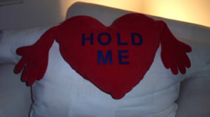 the hold me pillow